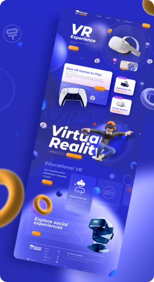 UI design project showcase on mobile screen